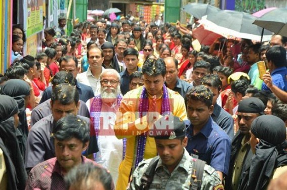 Tripura CM inaugurates traditional 'Kharchi Puja'